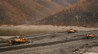 Отвал в поселке Звездочка - артель Дражник Работа в артели старателей Дражник